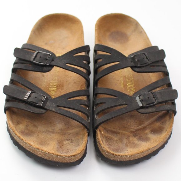 black strappy birkenstocks